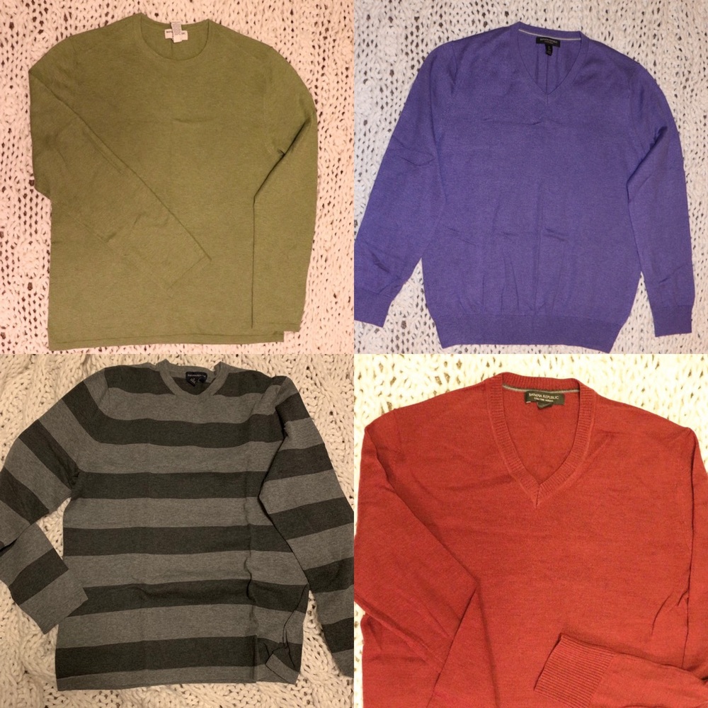 Four Banana Republic Knits